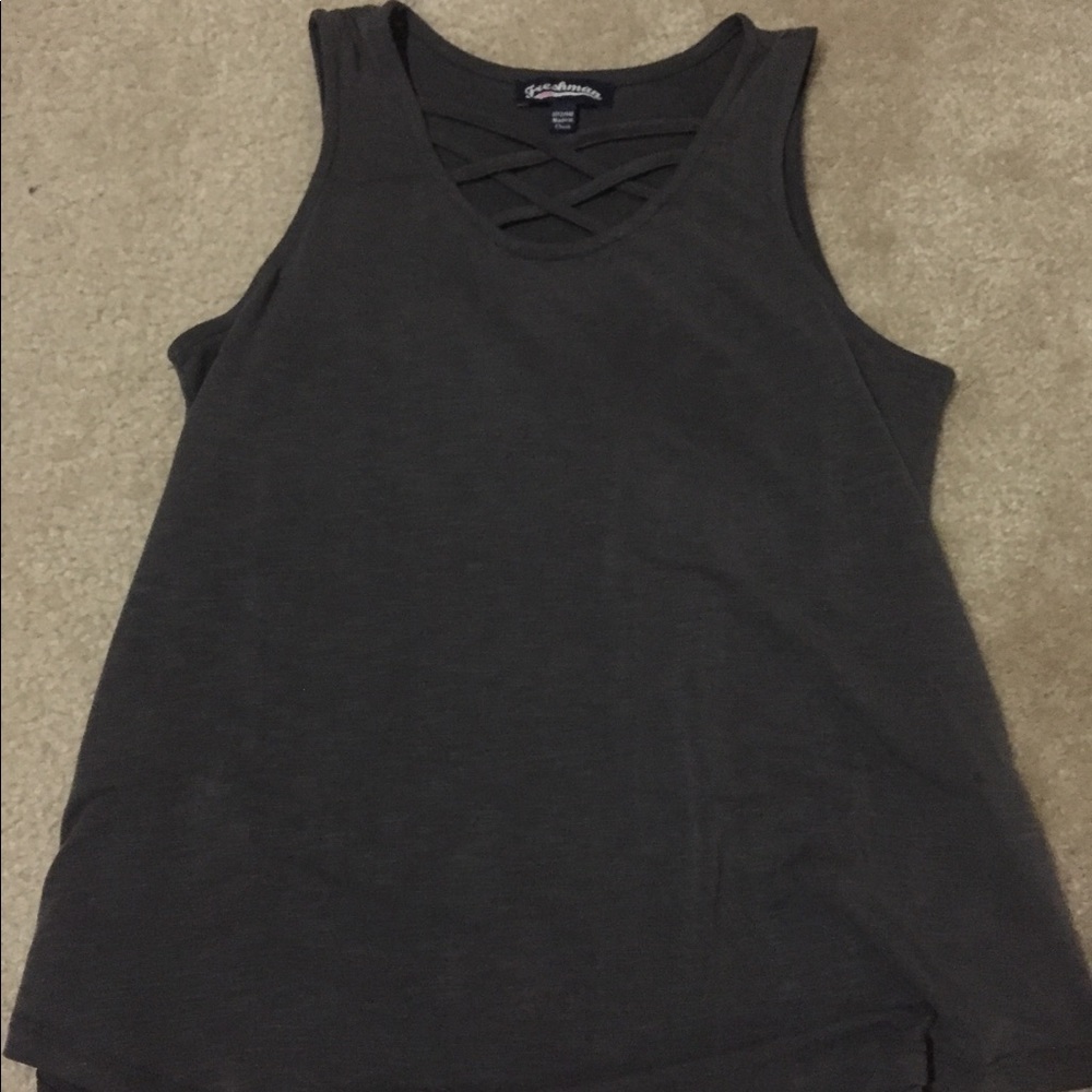 Gray tank top